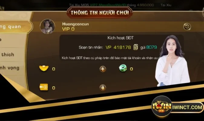Thông Tin Người Chơi Iwin Gồm Những Gì? Khám Phá 6 Mục Quan Trọng 2 Truy cập vào mục thông tin người chơi iWin anh em chỉ cần thực hiện vài thao tác